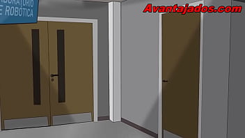 Sacanagem gay com putinhos e robô