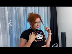 Play MP4 - Slutty Girl in Fishnet Tights Rides Cock and Swallows Cum after Mouth Fuck