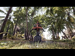 Play MP4 - Lara Croft solved the puzzle of getting into her cave&period; 3D Hentai Game Animation