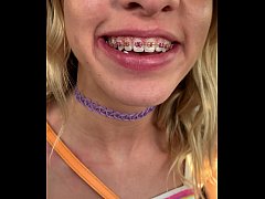 Play MP4 - Petite Teen Slut Khloe Kapri Exposed in Public and Sucking Cock POV