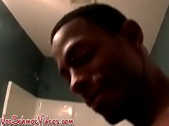 Play MP4 - Fit black stud munching on gigantic BBC until a warm ending