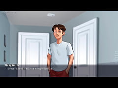 Play MP4 - Summertime Saga By DarkCookie - Amazing StepSis Shows Her Huge Natural Boobs