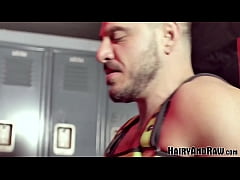 Play MP4 - HAIRYANDRAW Marc Giacomo And Brian Bonds Fuck In Locker Room