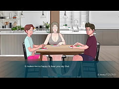 Play MP4 - Stepmom suck stepson's Huge cock under the dinner table - kimmytoons