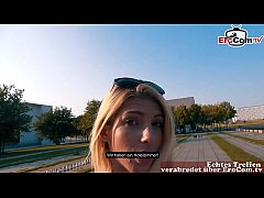Play MP4 - EroCom Date - Deutscher schleppt blonde Studentin teen ab beim Blind date mit kleinen titten und fickt sie im hotel