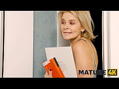 Play MP4 - MATURE4K&period; Wanker is caught by tutor who only wants his dick in the pussy