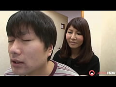 Play MP4 - Amiru Kinohara seduced her best shy BF and had fun rubbing his huge dick in the living room