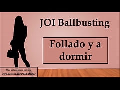 Play MP4 - &lpar;En espa&ntilde;ol&rpar; JOI Ballbusting Anal y a con un consolador