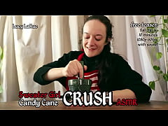 Play MP4 - Sweater Girl Candy Cane Crush ASMR