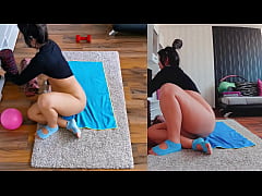 Play MP4 - Double the Heat&comma; Double the Fun&excl; Dual Cam Naked Yoga Session Revealed&excl;