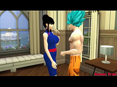 Play MP4 - Dragon Ball Porn Hentai Vegeta se Folla a Hermosa Esposa Chichi al Lado de su Amigo y Marido y Cornudo Netorare