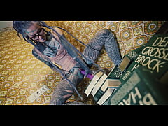 Play MP4 - Anal gaping and wet play all over books and toys