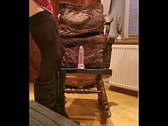 Play MP4 - Rocking chair ride dildo
