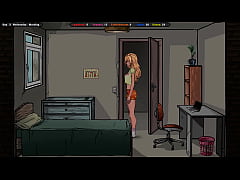 Play MP4 - The landlord secretly cums on Jenny's ass while she's under the table&period; Hentai Game