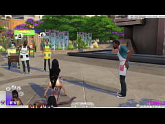 Play MP4 - sims 4 ladyboy fucking a pregnant whore in public