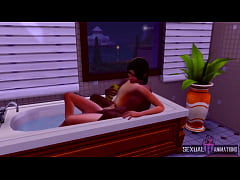 Play MP4 - Threesome with my Black Stepbrothers in the Bathtub - Sexual Hot Animations