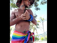 Play MP4 - Passeio ao ar livre somente com a canga