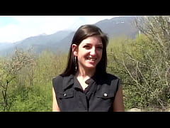 Play MP4 - Amateur video Emy fucks a tough pig in the woods full of voyeurism and enjoys doggy style