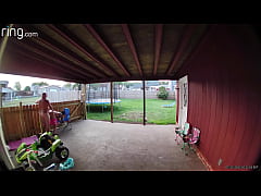 Play MP4 - Part 2 wife broad daylight back porch sucking and fucking into a cream pie as cars drive-by