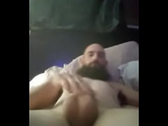 Play MP4 - Rubbing my huge cock