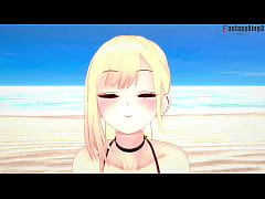 Play MP4 - I found Marin Kitagawa on the beach and she gives me a blowjob &vert; Sono Bisque Doll wa Koi wo suru